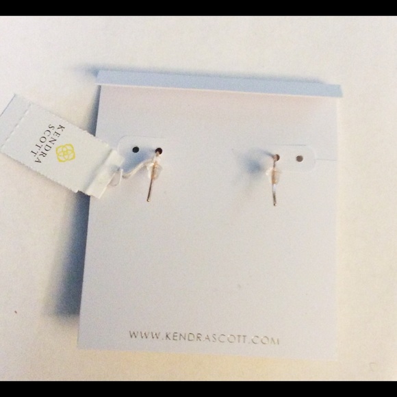 Kendra Scott Ivory Mother of Pearl Drop Earrings - Picture 4 of 4